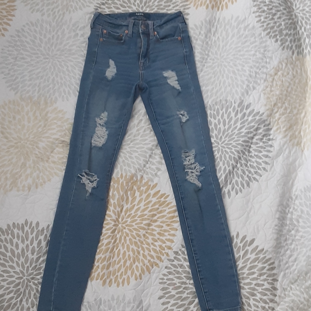 High rise jeggings